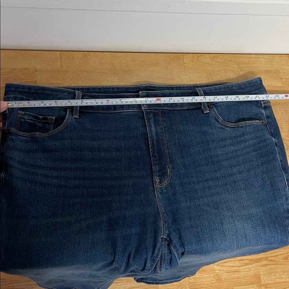 Old Navy high rise kicker boot cut blue jeans women’s size 20 - Picture 10 of 14